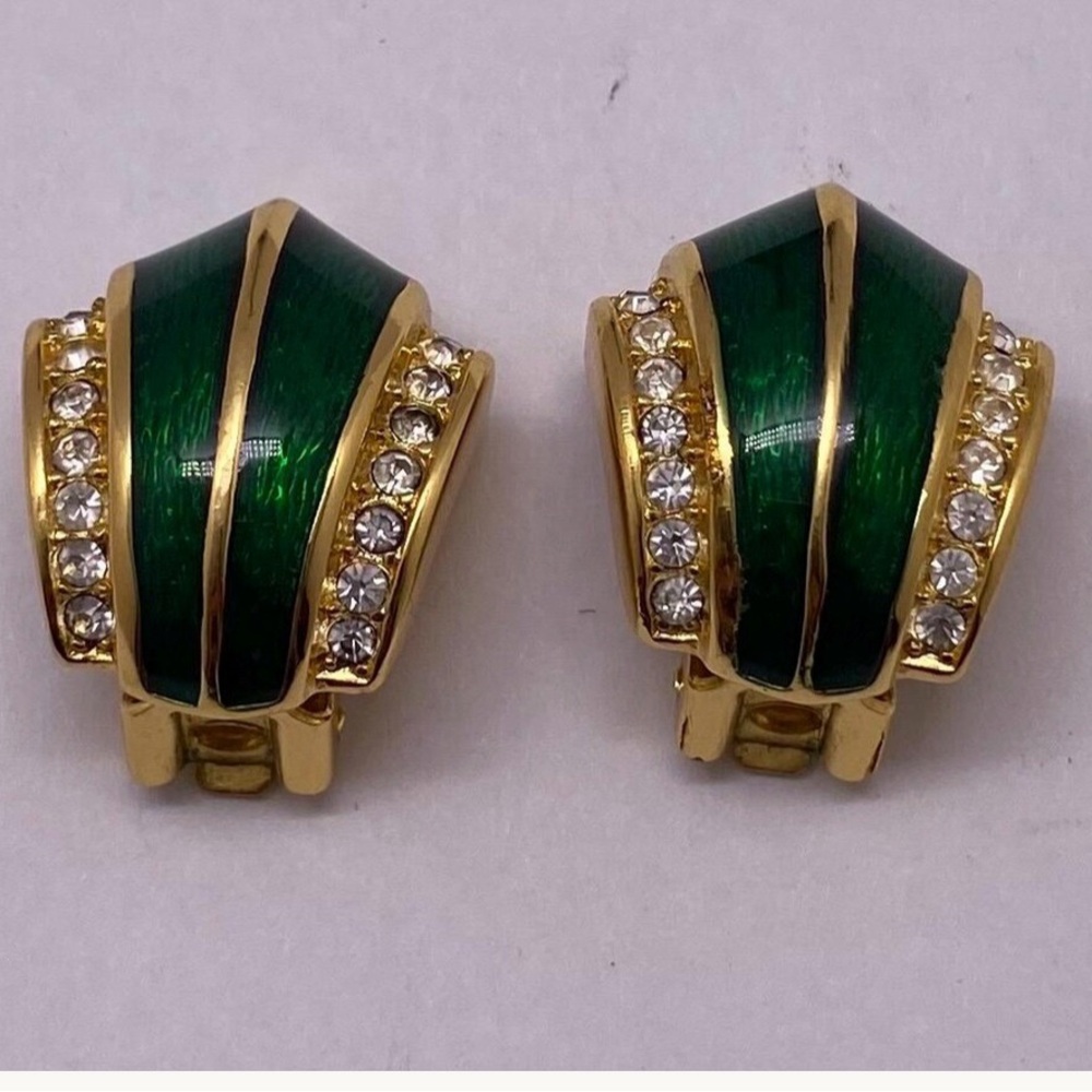 Christian Dior vintage clip on earrings